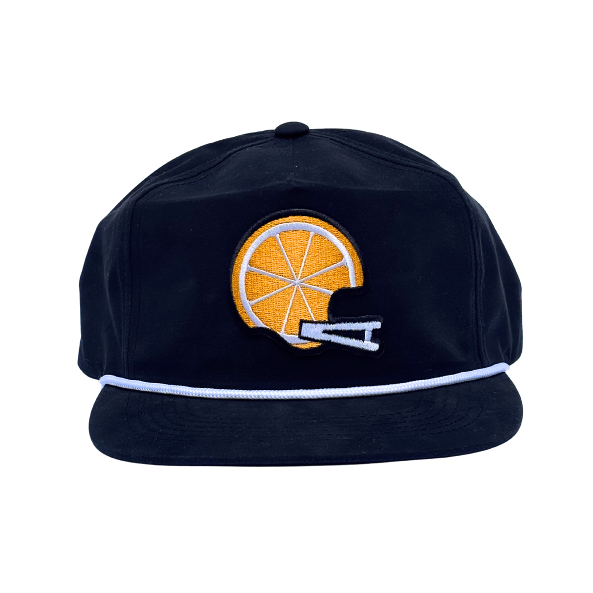 TN Orange Hat - Black + White Rope